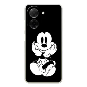 Эксклюзивный чехол для Xiaomi Redmi A5 (AlphaPrint - Мультяшные) (Микки на черном)