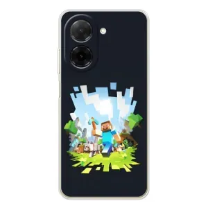 Чохол Майнкрафт на Xiaomi Redmi A5 (AlphaPrint) Minecraft (персонажі Minecraft)