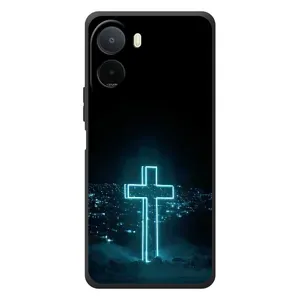 Християнські Чохли для Xiaomi Redmi A7 Pro (AlphaPrint) (Хрест і місто)