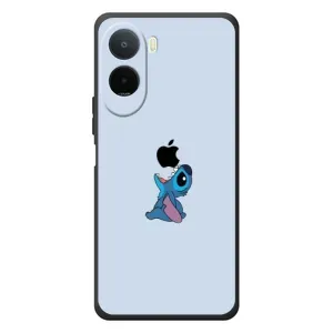 Чехол с принтом Стич на Xiaomi Redmi A7 Pro (Stitch apple)