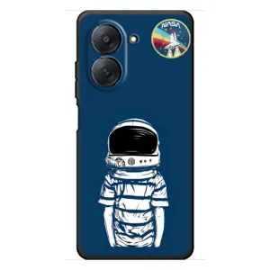 Чехол NASA для Xiaomi Redmi A7 (AlphaPrint) (Мальчик в шлеме)