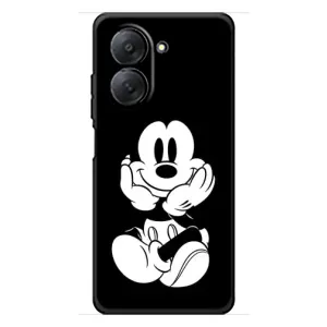Міккі Маус чохол для Xiaomi Redmi A7 (AlphaPrint - Мультяшні) (Маус на чорному)