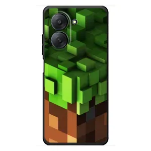 Чохол Майнкрафт на Xiaomi Redmi A7 (AlphaPrint) Minecraft (текстура Майнкрафт)