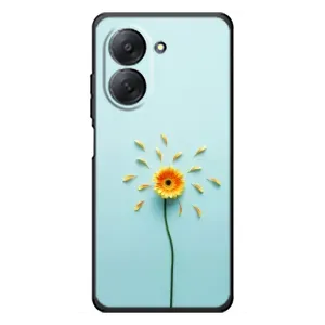 Чехлы с Цветами для Xiaomi Redmi A7 (VPrint) (Желтый цветок)