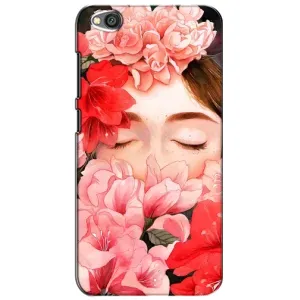 Чехлы (ART) Цветы на Xiaomi Redmi Go (VPrint) (Глаза в цветах)