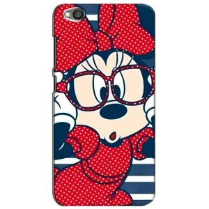 Эксклюзивный чехол для Xiaomi Redmi Go (AlphaPrint - Мультяшные) (Маус в очках)