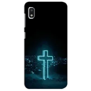 Чехол для Xiaomi Redmi K20 Pro (AlphaPrint) - (Христианские) (Крест и город)