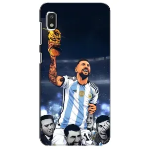 Чехлы для Xiaomi Redmi K20 Pro (Leo чемпион) (AlphaPrint) (Месси с кубком)