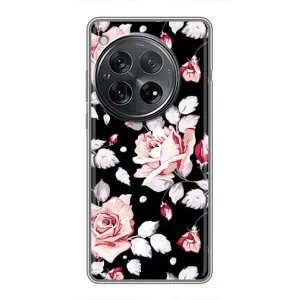 Чехлы с Цветами для Xiaomi Redmi K80 Pro (VPrint) (Цветочки на черном)