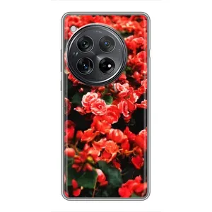 Чехлы с Цветами для Xiaomi Redmi K80 Pro (VPrint) (Цветы красные)