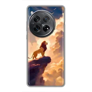 Чохол Король лев на Шіаомі Редмі K80 Pro (Сімба на скелі)