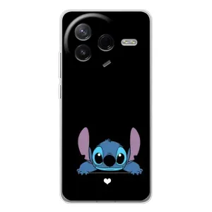 Чехол с принтом Стич на Xiaomi Redmi K80 Ultra (Стич на черном)