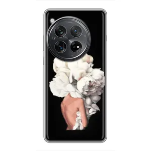 Чехлы (ART) Цветы на Xiaomi Redmi K80 (VPrint) (Белые цветы)