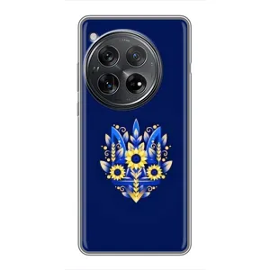 Чехлы для Xiaomi Redmi K80 Укр. Символика (AlphaPrint) (Цветочный Герб)