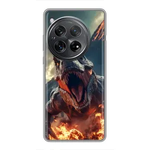 Чохол з картинкою 'Хижаки' для Xiaomi Redmi K80 (Вогняний динозавр)