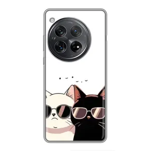 Чехол с рисунком кот на Xiaomi Redmi K80 (Коты в очках)