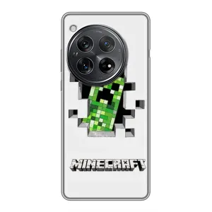 Чохол Майнкрафт на Xiaomi Redmi K80 (AlphaPrint) Minecraft (кріпер Майнкрафт)