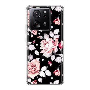 Чехлы с Цветами для Xiaomi Redmi K90 (VPrint) (Цветочки на черном)