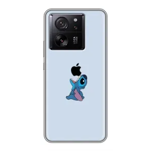 Чехол с принтом Стич на Xiaomi Redmi K90 (Stitch apple)