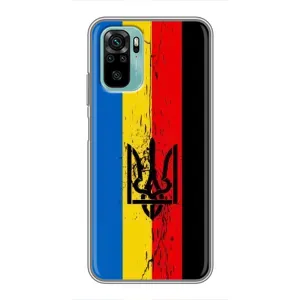 Украинские Чехлы для Xiaomi Redmi Note 10 5G с картинкой УПА (AlphaPrint) (Флаг УПА)
