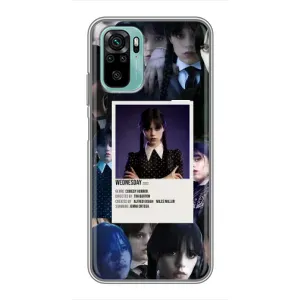 Чохли Венсдей на Xiaomi Redmi Note 10 5G Уенсдей (AlphaPrint) (колаж Венздей)