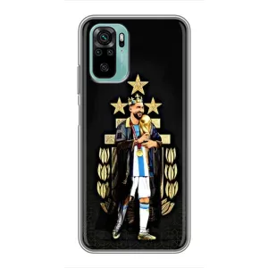 Чохли для Xiaomi Redmi Note 10 5G (Leo чемпіон) (AlphaPrint) (Мессі Король)