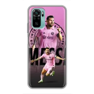 Чохли для Сяомі Рєдмі Нот 10 5G - Лео Мессі Маямі (Messi Miami)