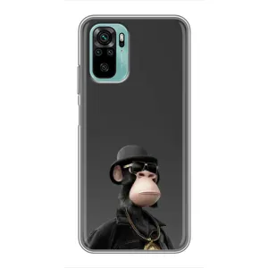 Чехлы с Обезьянами NFT для Xiaomi Redmi Note 10 5G (AlphaPrint) (Обезьяна NFT)