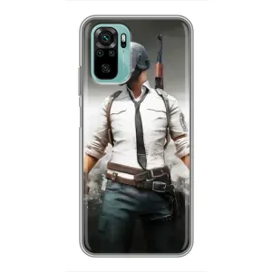 Чехол PUBG для Сяоми Редми Ноут 10 5G (AlphaPrint)