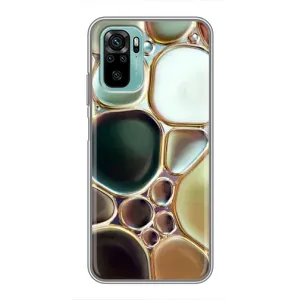 Мраморний чехол на Xiaomi Redmi Note 10 5G (VPrint) (Радужний Мрамор)
