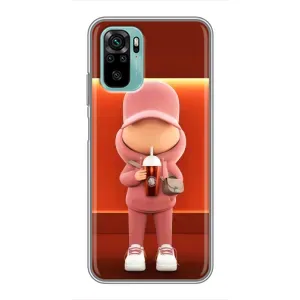 Крутые Чехлы Луи Виттон для Xiaomi Redmi Note 10 5G (AlphaPrint) (С Кофе)