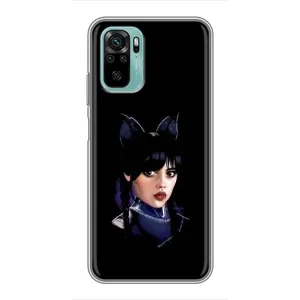 Чохли Венсдей на Xiaomi Redmi Note 10 5G Уенсдей (AlphaPrint) (серйозна Венздей)