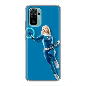 Чохол з принтом Фантастична четвірка для Xiaomi Redmi Note 10 5G (Сью Сторм політ)