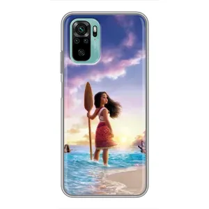 Чохол з мультфільмом Ваяна Xiaomi Redmi Note 10 5G (Моана з веслом)