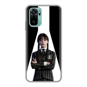 Чохли Венсдей на Xiaomi Redmi Note 10 5G Уенсдей (AlphaPrint) (W-Wednesday)