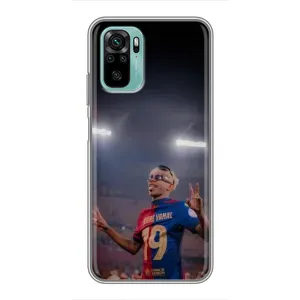 Чохол з футболістом Ламін Ямаль Xiaomi Redmi Note 10 5G (Ямаль на стадіоні)