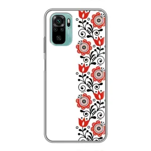 Чехол для Патриота Украины Xiaomi Redmi Note 10 5G - (AlphaPrint) (Яркая вишиванка)