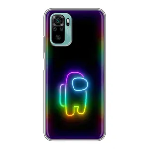 Чехол Амонг Ас для Xiaomi Redmi Note 10 5G (AlphaPrint) (Яркий скин)