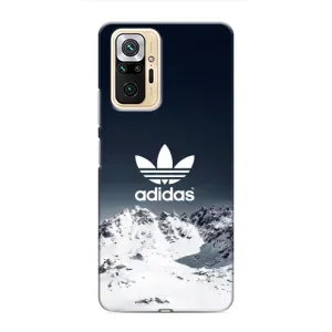 Чехлы Адидас для Xiaomi Redmi Note 10 Pro (AlphaPrint) (Адидас в горах)