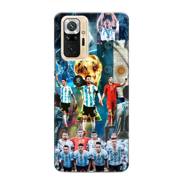 Чохол з принтом «Аргентина Мессі» для Xiaomi Redmi Note 10 Pro