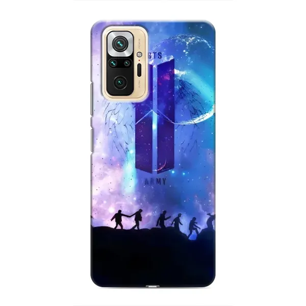 Чохол з принтом «Army BTS» для Xiaomi Redmi Note 10 Pro