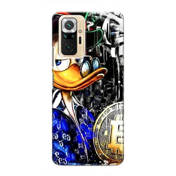 Чохол з принтом «Біткойн Скрудж» для Xiaomi Redmi Note 10 Pro