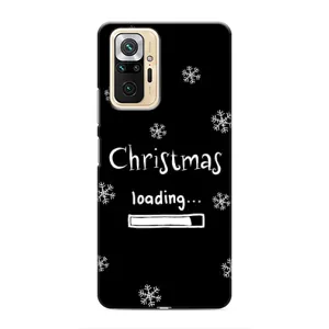 Рождественские, Праздничные Чехлы для Редми Ноут 10 Про (Christmas loading)