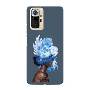 Чехлы (ART) Цветы на Xiaomi Redmi Note 10 Pro (VPrint) (Цветы на голове)
