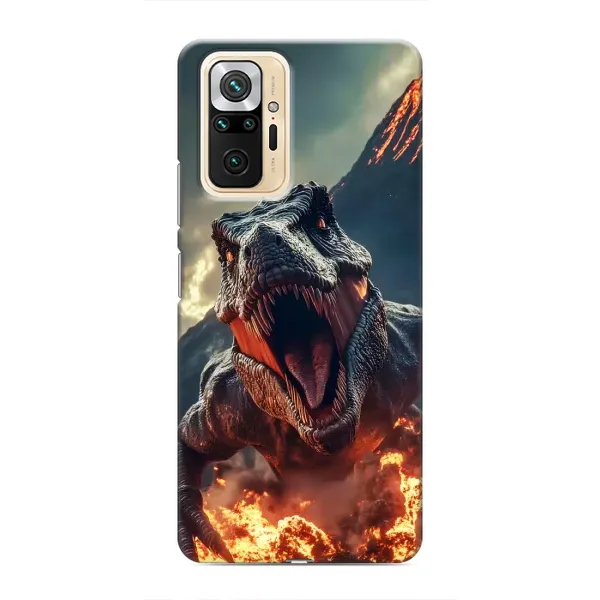 Чохол з принтом «Вогняний динозавр» для Xiaomi Redmi Note 10 Pro Чохол з принтом «Вогняний динозавр» для Xiaomi Redmi Note 10 Pro