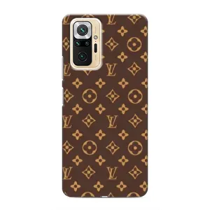 Чехлы Луи Витон для Xiaomi Redmi Note 10 Pro (AlphaPrint - LOUIS VUITTON) (фон LOUIS VUITTON)