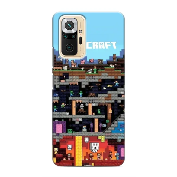 Чохол з принтом «фон Minecraft» для Xiaomi Redmi Note 10 Pro Чохол з принтом «фон Minecraft» для Xiaomi Redmi Note 10 Pro