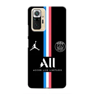 Чохли PSG для Xiaomi Redmi Note 10 Pro (AlphaPrint) (футболка ПСЖ)
