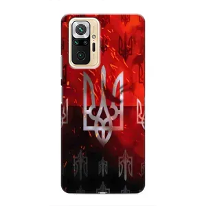Украинские Чехлы для Xiaomi Redmi Note 10 Pro с картинкой УПА (AlphaPrint) (ГЕРБ УПА)