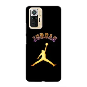 Чехлы для Xiaomi Redmi Note 10 Pro - с картинкой JORDAN (AlphaPrint) (Jordan Gold)